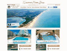 Tablet Screenshot of hotel-bibione.com